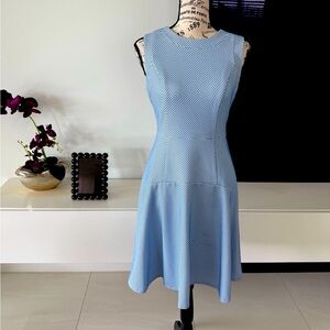 Tommy Hilfiger Sky Blue Patterned Mini Dress